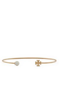 Tory Burch Bransoletka Kira Pearl Cuff 157968 Złoty. Materiał: metalowe. Kolor: złoty