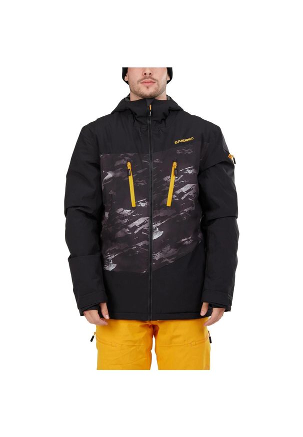 FUNDANGO - Kurtka narciarska męska Fundango Privet Allmountain. Kolor: czarny. Sezon: zima. Sport: narciarstwo