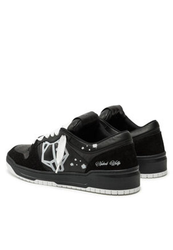 Naked Wolfe Sneakersy CM-00 Czarny. Kolor: czarny. Materiał: skóra