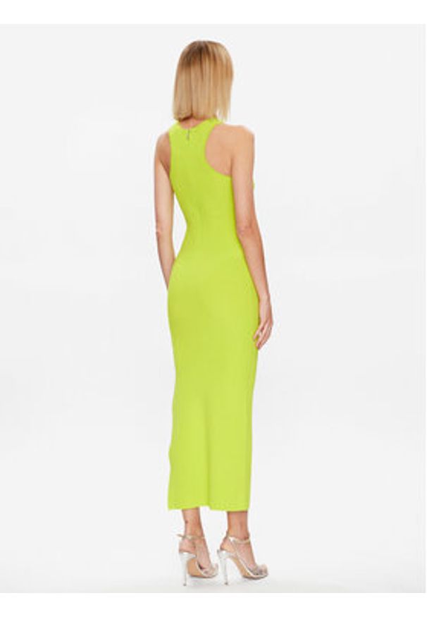 MICHAEL Michael Kors Sukienka dzianinowa MS381M033D Zielony Slim Fit. Kolor: zielony. Materiał: dzianina, wiskoza
