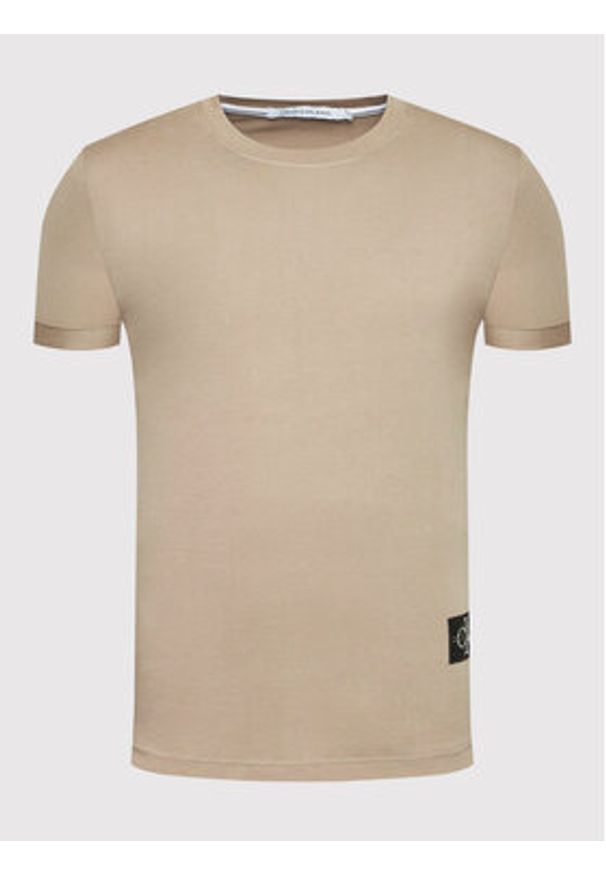 Calvin Klein Jeans T-Shirt Essential J30J315319 Szary Regular Fit. Kolor: szary. Materiał: bawełna