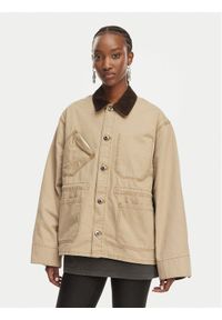 G-Star RAW - G-Star Raw Kurtka przejściowa Boyfriend Barn D28436-E347 Beżowy Relaxed Fit. Kolor: beżowy. Materiał: bawełna #1