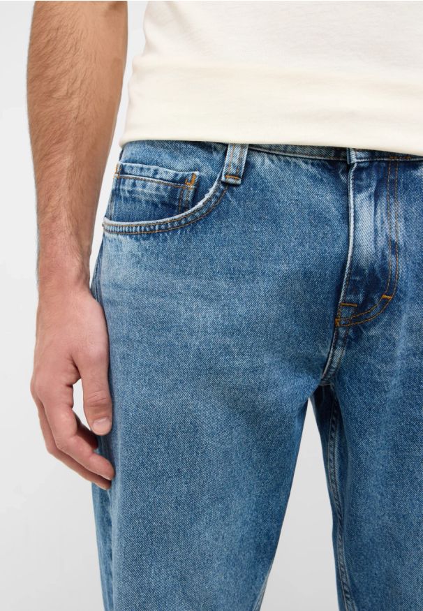 Męskie Spodnie jeansowe Mustang Style Denver Straight Denim Blue 1016443 5000 402