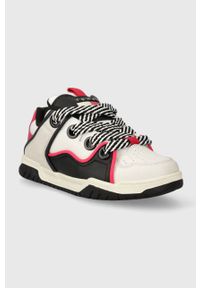 Tommy Jeans sneakersy skórzane TJW SKATE SNEAKER OVERSIZE LACE kolor biały EN0EN02279. Nosek buta: okrągły. Kolor: biały. Materiał: skóra. Sport: skateboard #5