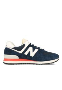 Sneakersy męskie New Balance U574VPN. Okazja: na co dzień, do pracy, na spacer. Kolor: niebieski. Model: New Balance 574. Sport: turystyka piesza