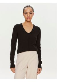 Calvin Klein Sweter K20K207569 Czarny Regular Fit. Kolor: czarny. Materiał: bawełna #1