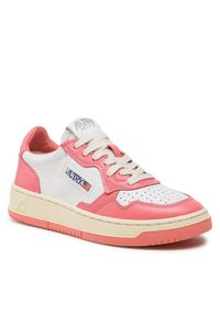 AUTRY Sneakersy AULW WB22 Różowy. Kolor: różowy. Materiał: skóra