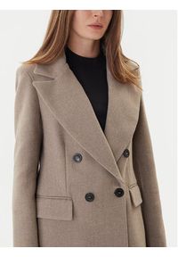 Maryley Płaszcz przejściowy 25IB807/01SS Beżowy Regular Fit. Kolor: beżowy. Materiał: syntetyk #2