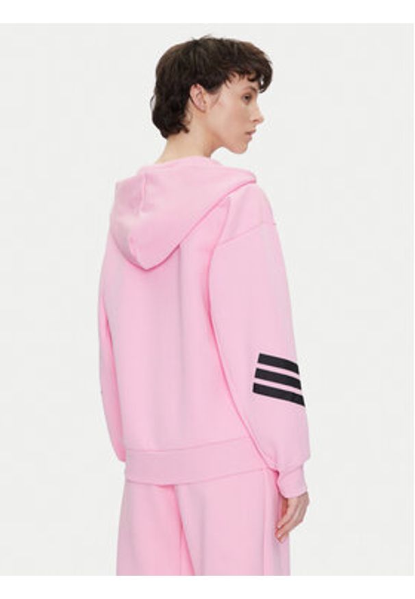 Adidas - adidas Bluza Future Icons 3-Stripes JE0175 Różowy Regular Fit. Kolor: różowy. Materiał: syntetyk