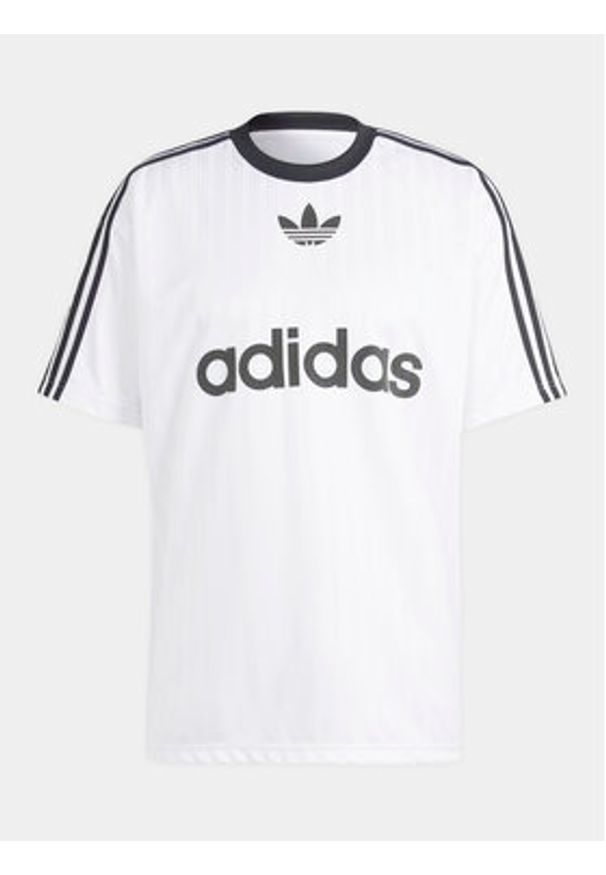 Adidas - adidas T-Shirt adicolor IM9459 Biały Loose Fit. Kolor: biały. Materiał: syntetyk
