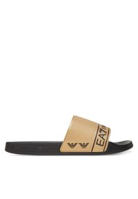 EA7 Emporio Armani Klapki 7X000110 AF15128 FC001 Złoty. Kolor: złoty