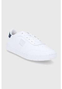 Tommy Jeans Buty skórzane EM0EM00873YBR kolor biały. Nosek buta: okrągły. Zapięcie: sznurówki. Kolor: biały. Materiał: skóra #3