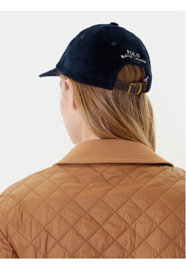 Polo Ralph Lauren Czapka z daszkiem 211A90413001 Granatowy. Kolor: niebieski. Materiał: materiał, bawełna