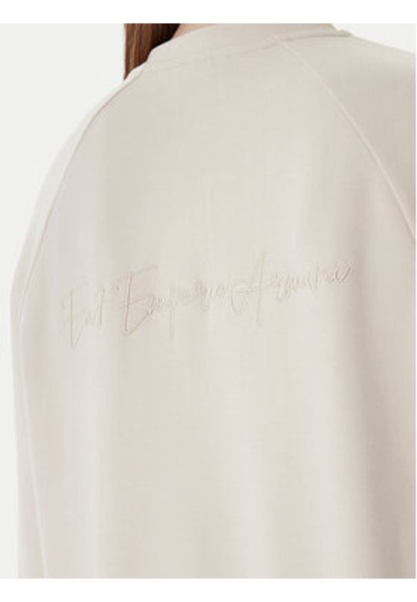 EA7 Emporio Armani Dres 7W000976 AF12501 U1088 Beżowy Regular Fit. Kolor: beżowy. Materiał: syntetyk