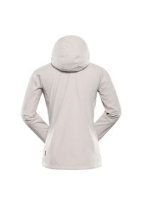 ALPINE PRO - Kurtka damska softshell Alpine Pro Hoora. Kolor: beżowy. Materiał: softshell. Sport: turystyka piesza #2