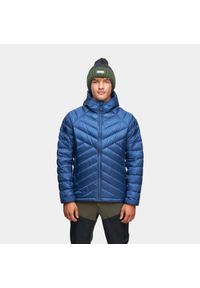 Kurtka męska puchowa Alpinus Pollux. Kolor: niebieski. Materiał: puch. Sport: turystyka piesza