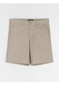 Sinsay - Szorty chino - beżowy. Kolor: beżowy