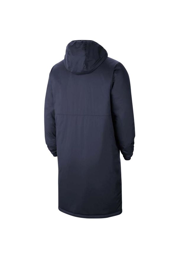 Kurtka Zimowa Męska Nike Repel Park Płaszcz. Kolor: niebieski, wielokolorowy, biały. Materiał: syntetyk. Sezon: zima. Sport: piłka nożna