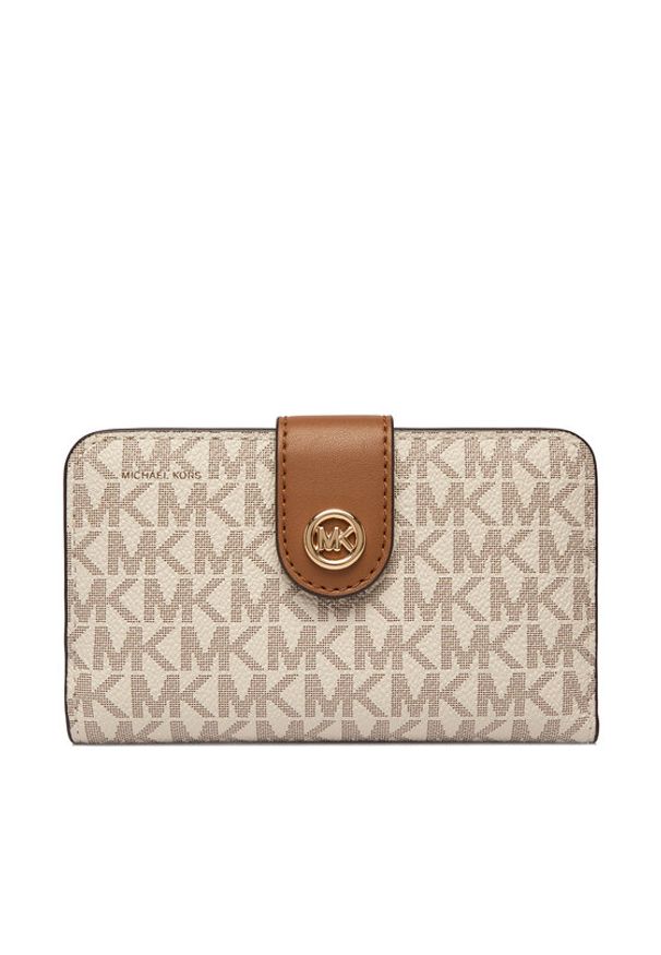 MICHAEL Michael Kors Portfel Pop 32S6G17F8B Écru. Kolor: kremowy. Materiał: skóra