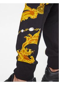 Versace Jeans Couture Spodnie dresowe 75GAA3C0 Czarny Regular Fit. Kolor: czarny. Materiał: bawełna, dresówka #3