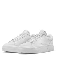 Nike WMNS Court Legacy Lift Sneakersy damskie. Okazja: na co dzień. Kolor: biały. Materiał: guma, syntetyk, skóra. Szerokość cholewki: normalna. Model: Nike Court. Sport: tenis #7