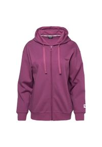 Hi-tec - Bluza Rozpinana Damska Rigel. Kolor: fioletowy. Styl: sportowy. Sport: turystyka piesza