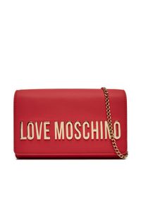 Love Moschino - LOVE MOSCHINO Torebka JC4103PP1LKD0500 Czerwony. Kolor: czerwony. Materiał: skórzane