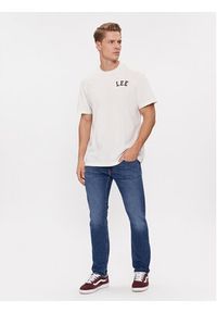 Lee T-Shirt 112342484 Beżowy Relaxed Fit. Kolor: beżowy. Materiał: bawełna #3