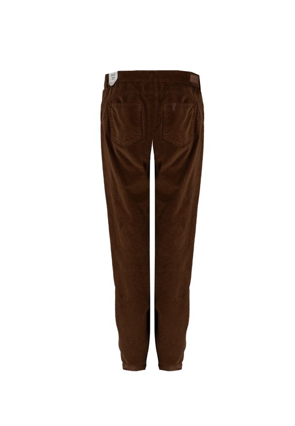 Liu Jo Spodnie | WF1223 T4590 | Kobieta | Brązowy. Stan: podwyższony. Kolor: brązowy. Materiał: bawełna, elastan. Styl: sportowy, klasyczny, elegancki