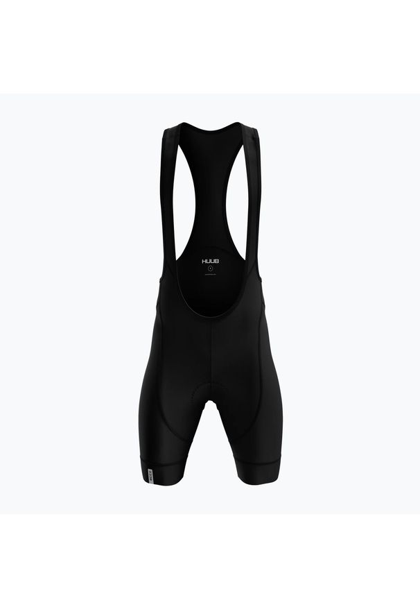 Huub - Spodenki rowerowe męskie HUUB Attain Bib. Kolor: czarny. Sport: kolarstwo