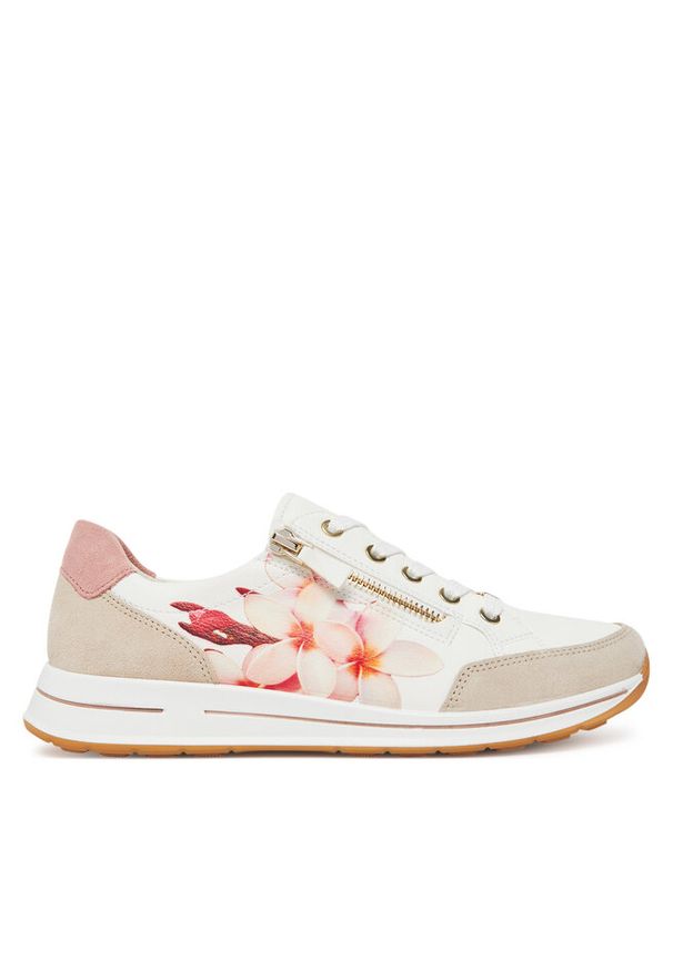 Sneakersy Ara. Kolor: biały