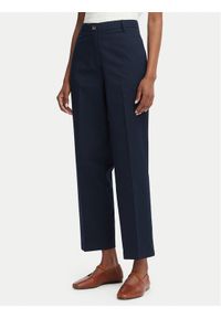 TOMMY HILFIGER - Tommy Hilfiger Chinosy WW0WW52817 Granatowy Slim Fit. Kolor: niebieski. Materiał: syntetyk #1