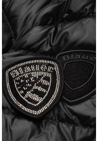 Blauer USA - BLAUER Czarny damski płaszcz Anita Raincoat Long Jackets. Kolor: czarny. Materiał: poliamid, puch. Styl: klasyczny, elegancki #4