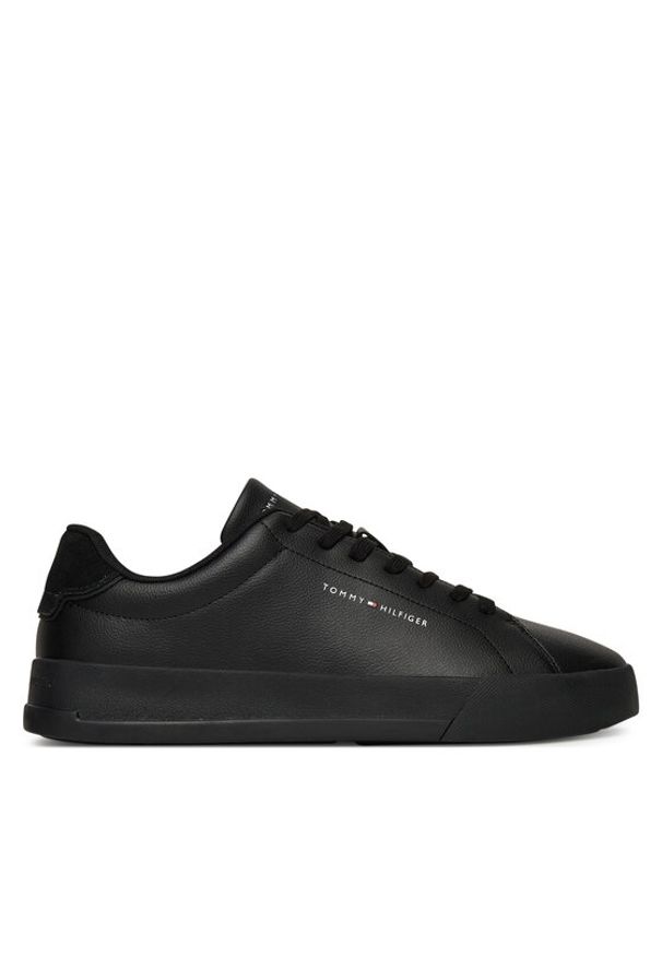 TOMMY HILFIGER - Tommy Hilfiger Sneakersy FM0FM05367 Czarny. Kolor: czarny. Materiał: skóra