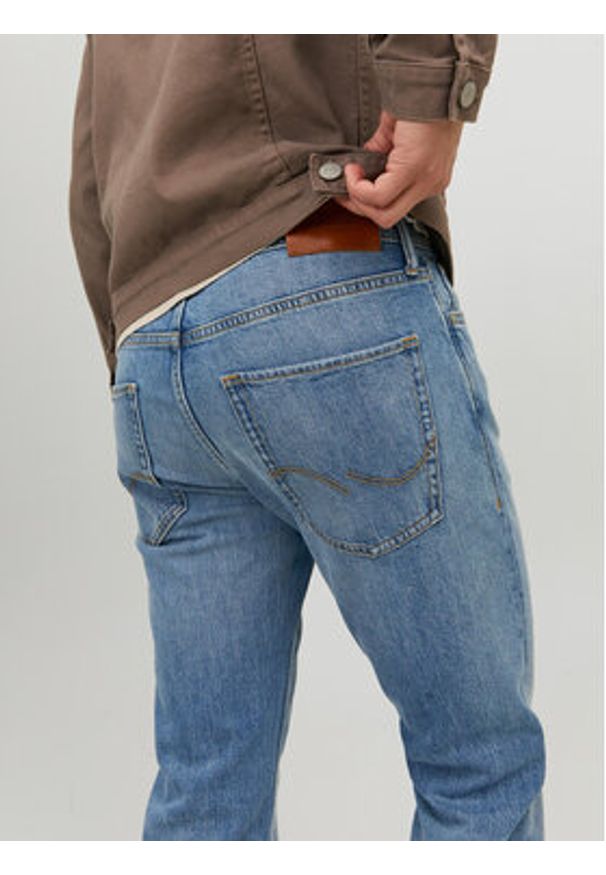 Jack & Jones Jeansy Mike 12237309 Niebieski Tapered Fit. Kolor: niebieski