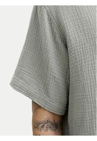 Jack & Jones Komplet koszula i szorty materiałowe Nantucket 12302220 Zielony Relaxed Fit. Kolor: zielony. Materiał: bawełna #4