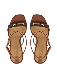 MICHAEL Michael Kors Sandały Lena 40S5LEHS1B Brązowy. Kolor: brązowy. Materiał: materiał #6