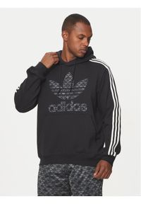 Adidas - adidas Bluza Classic Mono Graphic IS2933 Czarny Regular Fit. Kolor: czarny. Materiał: bawełna