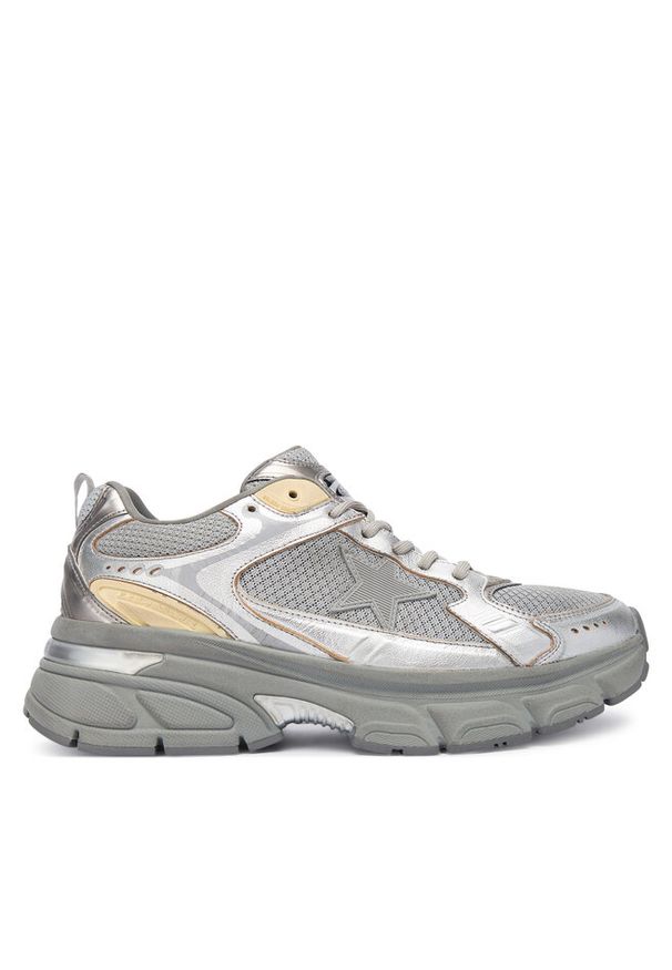 Sneakersy GOLDEN GOOSE. Kolor: srebrny