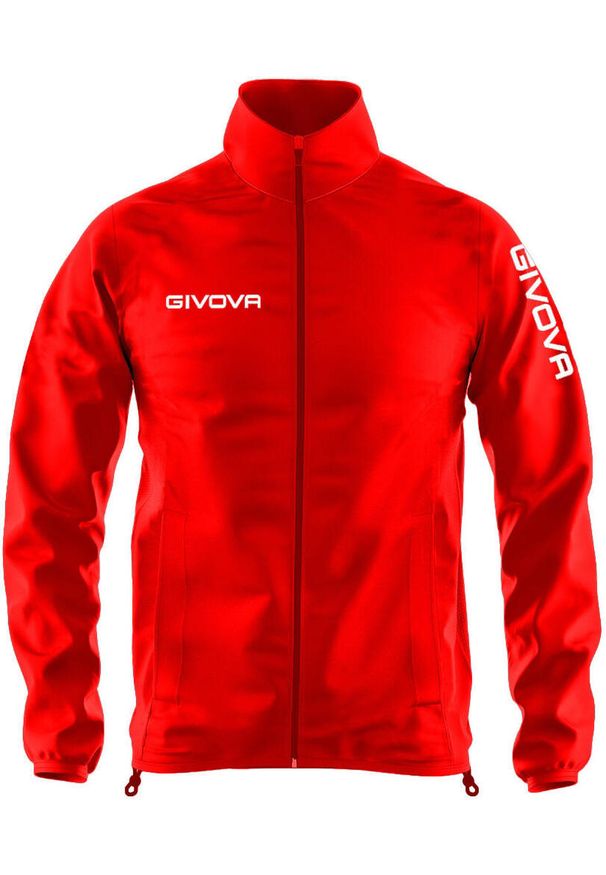 Givova Windjack Rood XL - Doskonała na Każdą Pogodę. Kolor: czerwony. Materiał: nylon. Sport: fitness