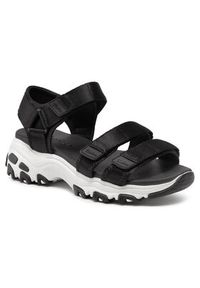 skechers - Skechers Sandały Fresh Catch 31514 /BLK Czarny. Kolor: czarny. Materiał: materiał #7