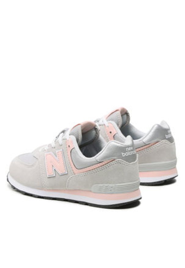 New Balance Sneakersy GC574EVK Szary. Kolor: szary. Materiał: zamsz, skóra. Model: New Balance 574
