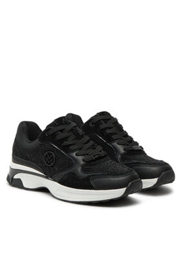 MEXX Sneakersy MI001009543W-01 Czarny. Kolor: czarny. Materiał: skóra