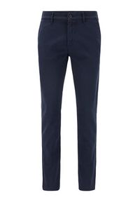 BOSS - Boss Spodnie materiałowe Schino-Modern 2 50436144 Granatowy Slim Fit. Kolor: niebieski. Materiał: bawełna