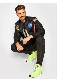 Alpha Industries Kurtka bomber Nasa 166107 Czarny Regular Fit. Kolor: czarny. Materiał: syntetyk #5