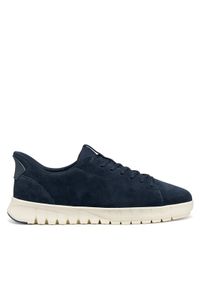 Geox Sneakersy U Flextride Plus U56MAA 00022 C4002 Granatowy. Kolor: niebieski. Materiał: zamsz, skóra