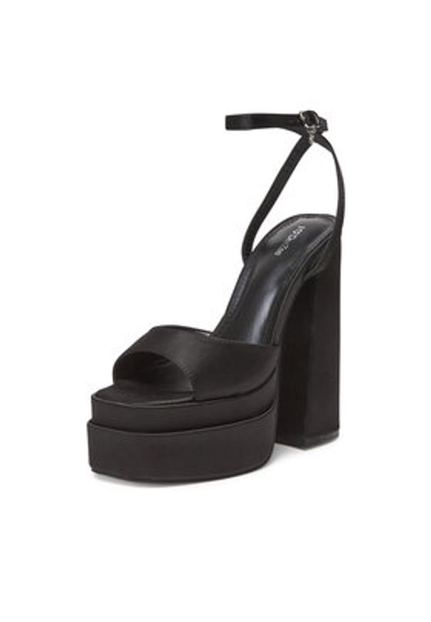 DeeZee Sandały ZALE3543-1A Czarny. Kolor: czarny. Materiał: materiał