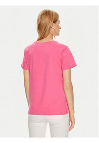 Guess T-Shirt V4YI09 J1314 Różowy Regular Fit. Kolor: różowy. Materiał: bawełna #4