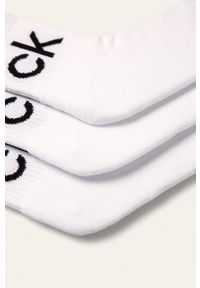 Calvin Klein - Skarpetki (3-pack). Kolor: biały #2
