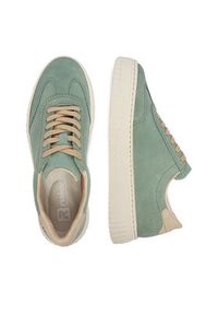 Rieker Sneakersy N9910-52 Turkusowy. Kolor: turkusowy. Materiał: skóra, zamsz #6